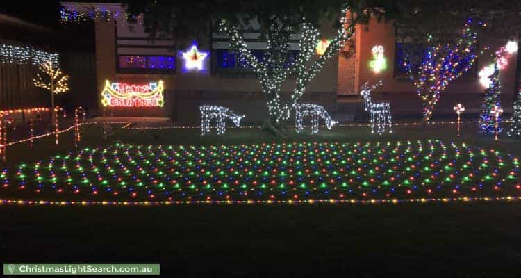 Christmas Light display at 8 Laurence Street, Rostrevor