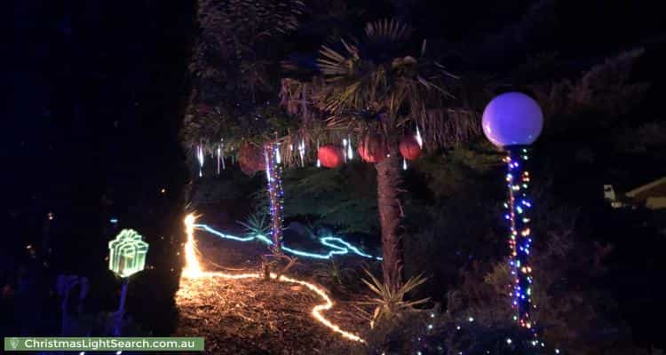 Christmas Light display at 29 Kathleen Street, Queanbeyan