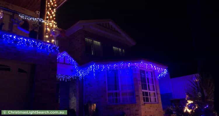 Christmas Light display at 29 Kathleen Street, Queanbeyan