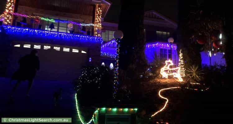 Christmas Light display at 29 Kathleen Street, Queanbeyan