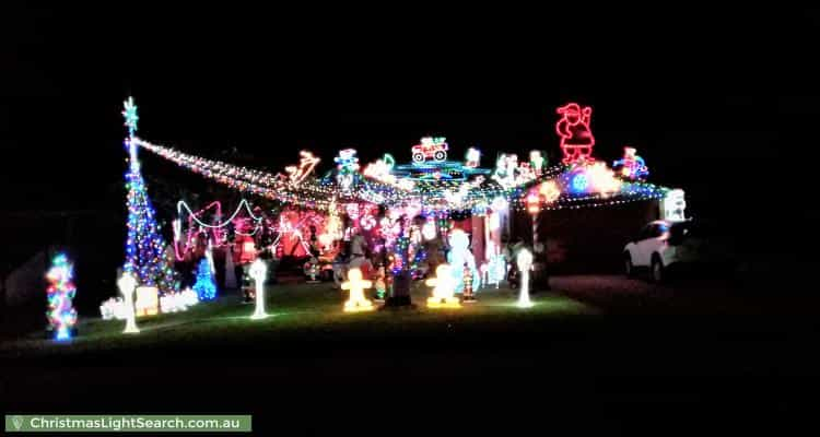 Christmas Light display at 73 Bulong Avenue, Ascot