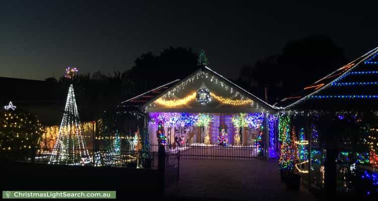 Christmas Light display at 26 Hampden Road, Mount Barker
