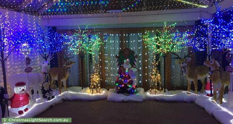 Christmas Light display at 26 Hampden Road, Mount Barker
