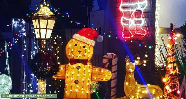 Christmas Light display at 21 Meldrum Avenue, Mill Park