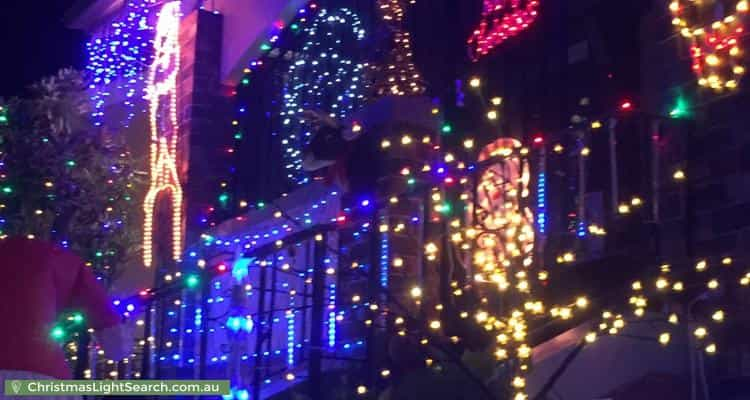 Christmas Light display at 997 Toorak Road, Camberwell