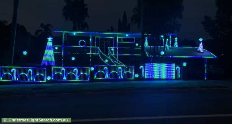 Christmas Light display at 18 Temira Crescent, Larrakeyah