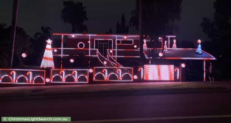 Christmas Light display at 18 Temira Crescent, Larrakeyah