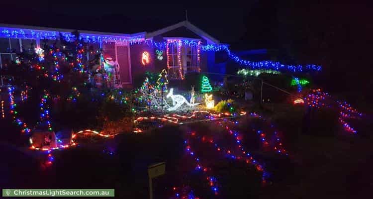 Christmas Light display at 8 Gilbert Road, Mount Barker