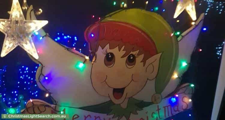 Christmas Light display at 2 Stableford Chase, Melton West