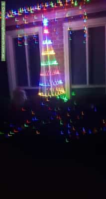 Christmas Light display at 2 Stableford Chase, Melton West
