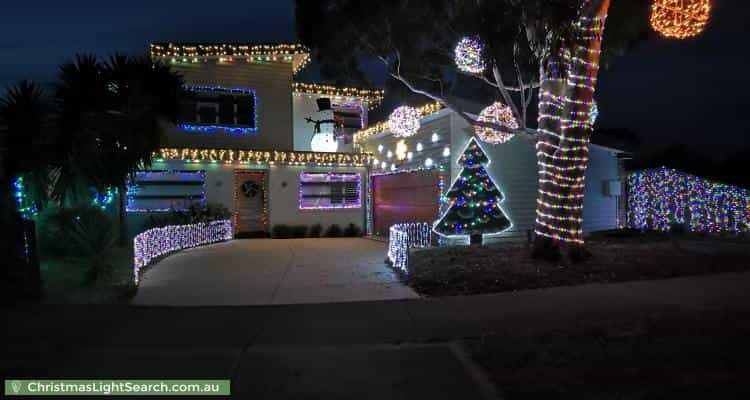 Christmas Light display at 7 Clarrisa Court, Narre Warren