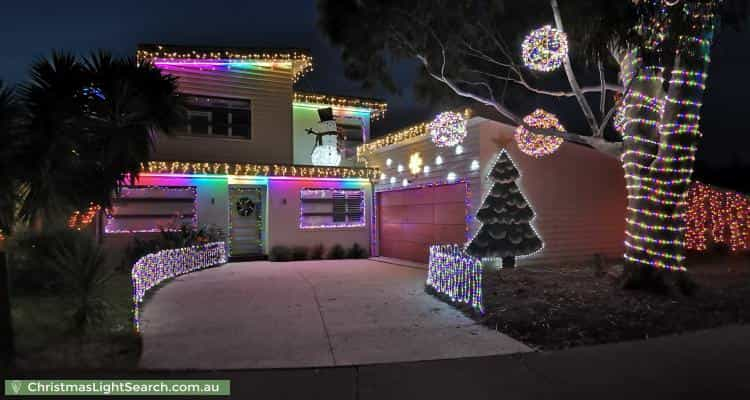 Christmas Light display at 7 Clarrisa Court, Narre Warren