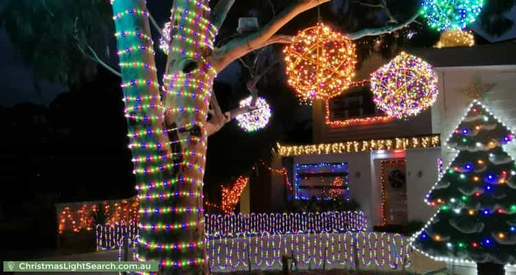 Christmas Light display at 7 Clarrisa Court, Narre Warren