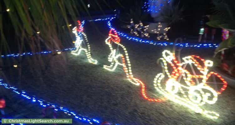 Christmas Light display at 6 Perren Place, East Cannington
