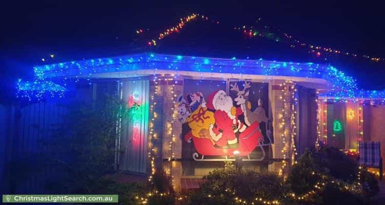 Christmas Light display at 31 Monet Drive, Ashby