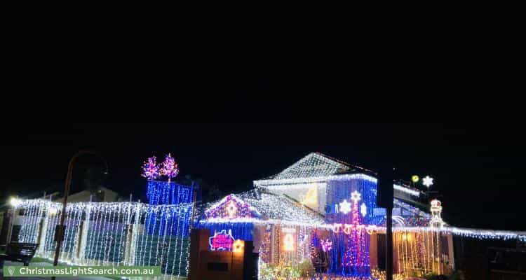 Christmas Light display at 71 McPherson Road, Sinnamon Park