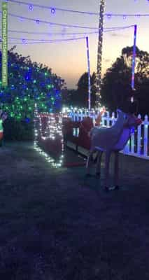 Christmas Light display at  Moncrieff Court, Mount Ommaney