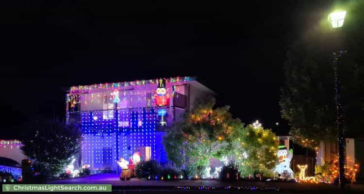 Christmas Light display at 4 Westley Court, Mount Barker