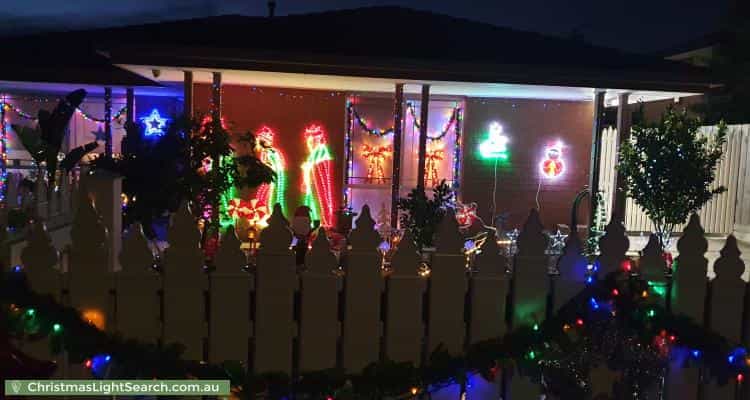 Christmas Light display at 15 Dale Avenue, Pascoe Vale