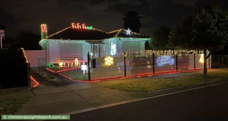 Christmas Light display at 12 Arunta Crescent, Clarinda