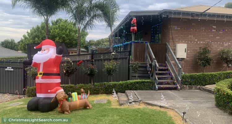 Christmas Light display at 5 Joanne Avenue, Chirnside Park