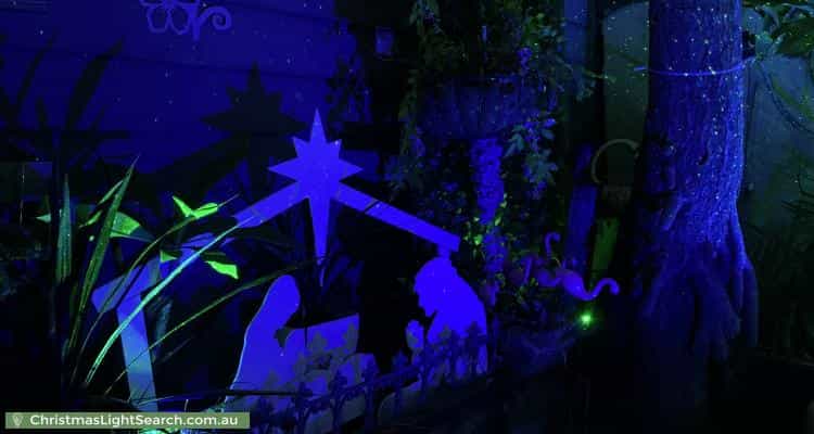 Christmas Light display at 48 Cameron Street, Birchgrove