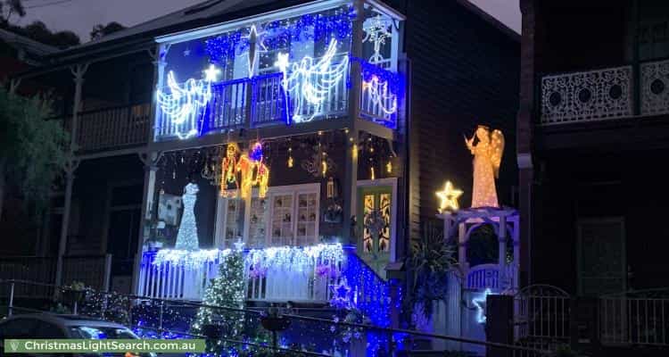 Christmas Light display at 48 Cameron Street, Birchgrove