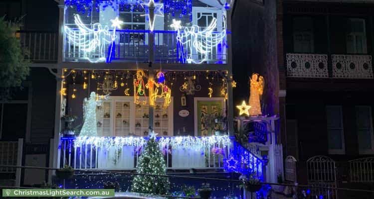 Christmas Light display at 48 Cameron Street, Birchgrove