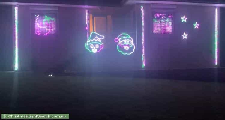Christmas Light display at 34 Fragar Road, South Penrith