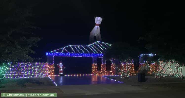Christmas Light display at 20 Glenwill Drive, Epsom