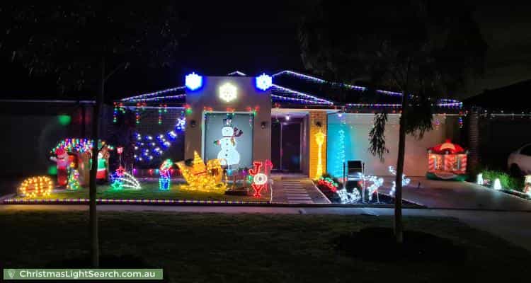 Christmas Light display at  Pesa Way, Wyndham Vale
