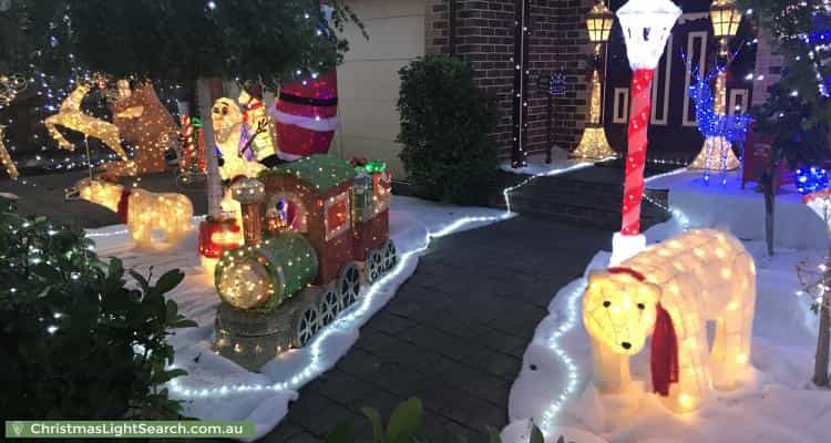 Christmas Light display at 15 Boronia Street, Bentleigh East