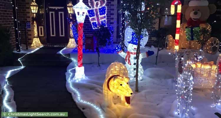 Christmas Light display at 15 Boronia Street, Bentleigh East