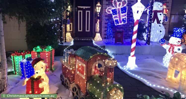 Christmas Light display at 15 Boronia Street, Bentleigh East