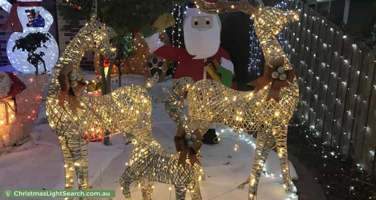 Christmas Light display at 15 Boronia Street, Bentleigh East