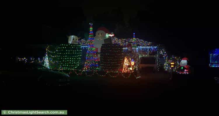 Christmas Light display at 59 Kareena Road, Miranda