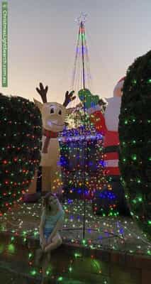 Christmas Light display at 59 Kareena Road, Miranda