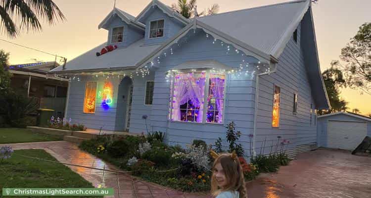 Christmas Light display at 59 Kareena Road, Miranda