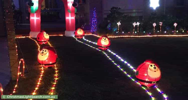 Christmas Light display at 2 Rex Court, Wantirna