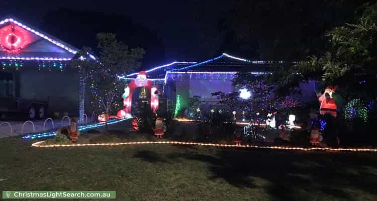 Christmas Light display at 2 Rex Court, Wantirna