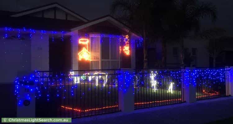 Christmas Light display at 13 Wandilla Street, Largs North