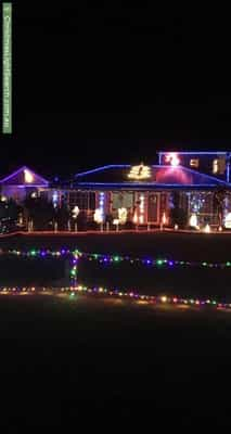 Christmas Light display at 6 Rollings Close, Rosebud