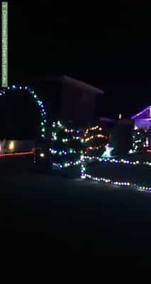 Christmas Light display at 6 Rollings Close, Rosebud