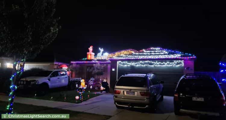Christmas Light display at 102 Melissa Way, Pakenham