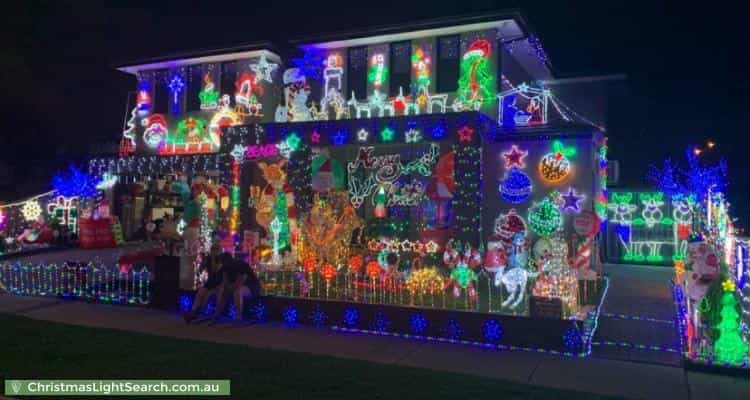 Christmas Light display at 10 Stardust Way, Wollert