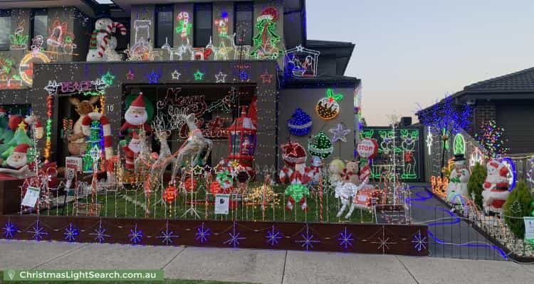 Christmas Light display at 10 Stardust Way, Wollert