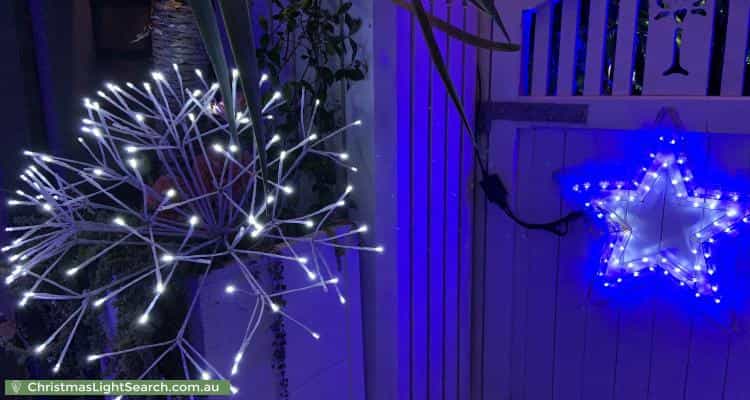 Christmas Light display at 48 Cameron Street, Birchgrove
