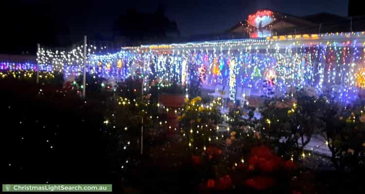 Christmas Light display at 247 Corfield Street, Gosnells