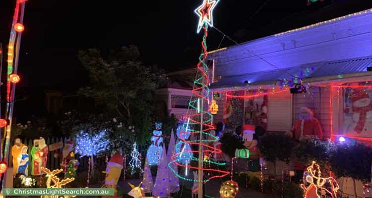 Christmas Light display at 15 Station Road, Williamstown