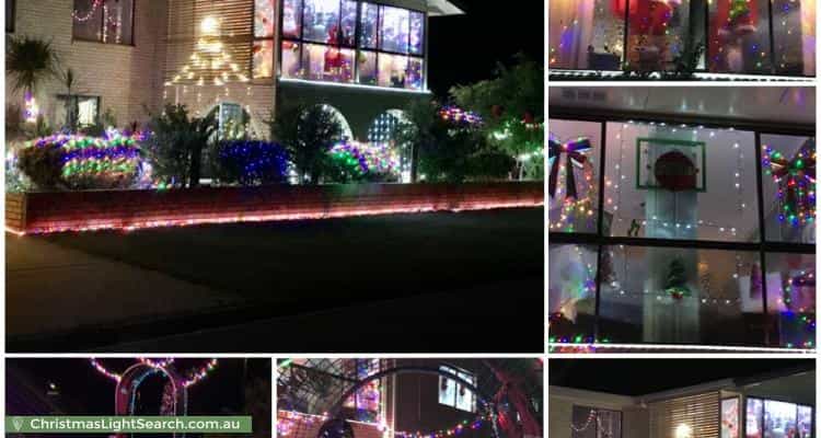 Christmas Light display at  Pandara Avenue, Bellara